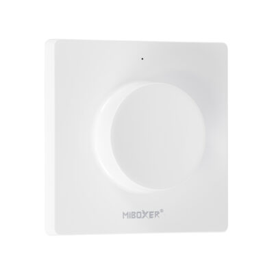 Alternative view of LEDTM® 71443 K1 Mi-BOXER Ασύρματο Επιτοίχιο Χειριστήριο Dimmer RF 2.4Ghz για όλα τα Μονόχρωμα Mi-BOXER Controller DC 3V 1 x CR2032 - IP20 Λευκό Μ8.5 x Π8.5 x Υ2.5cm - 5 Years Warranty
