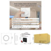 LEDTM® 71443 K1 Mi-BOXER Ασύρματο Επιτοίχιο Χειριστήριο Dimmer RF 2.4Ghz για όλα τα Μονόχρωμα Mi-BOXER Controller DC 3V 1 x CR2032 - IP20 Λευκό Μ8.5 x Π8.5 x Υ2.5cm - 5 Years Warranty - Image 8