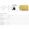 LEDTM® MiBoxer-K1-B 71444 RF 2.4G Ασύρματο Χειριστήριο Knob 1 Ζώνης για όλα τα Μονόχρωμα MiBoxer & MiLight Controller DC3V 1 x CR2032 IP20 - RF 2.4G - Μ8.5 x Π8.5 x Υ2.5cm - 3 Χρόνια Εγγύηση - Image 14