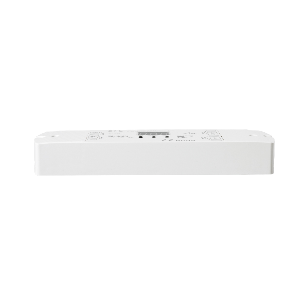 LEDTM® SKYDANCE-D1-L 71446 DC DMX Master Dimmer / Controller / Decoder Υψηλής Ταχύτητας με 1 x 15.5A 360W Κανάλια DC 12-24V 15.5A 360W Max IP20 - DMX512 & RDM - Μ17 x Π5 x Υ2.5cm - 5 Χρόνια Εγγύηση - Image 4