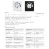LEDTM® 71454 S1-K SKYDANCE AC Smart RF 2.4Ghz & Ροοστάτη - Push ON/OFF Triac Dimming AC100-240V σε AC100-240V 1 x 1.5A 360W - Max 1.5A 360W - IP20 - Λευκό Σώμα - Μ8.5 x Π8.5 x Υ5cm - 5 Years Warranty - Image 9