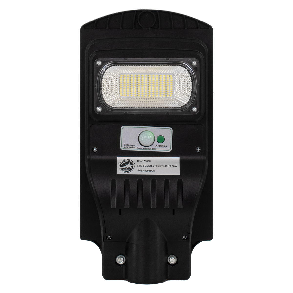LEDTM® 71550 Αυτόνομο Ηλιακό Φωτιστικό Δρόμου Street Light LED SMD 50W 4000lm με Ενσωματωμένη Μπαταρία Li-ion 4500mAh - Φωτοβολταϊκό Πάνελ με Αισθητήρα Ημέρας-Νύχτας PIR Αισθητήρα Κίνησης Αδιάβροχο IP65 Ψυχρό Λευκό 6000K - Image 3