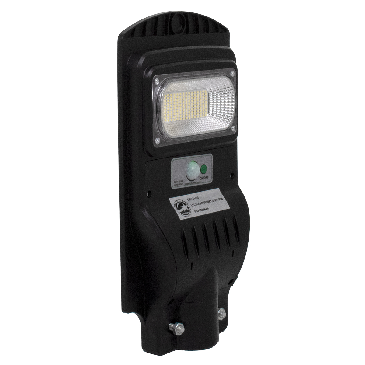 LEDTM® 71550 Αυτόνομο Ηλιακό Φωτιστικό Δρόμου Street Light LED SMD 50W 4000lm με Ενσωματωμένη Μπαταρία Li-ion 4500mAh - Φωτοβολταϊκό Πάνελ με Αισθητήρα Ημέρας-Νύχτας PIR Αισθητήρα Κίνησης Αδιάβροχο IP65 Ψυχρό Λευκό 6000K - Image 6