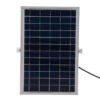 LEDTM® HERMES 71554 Προβολέας με IR Ασύρματο Χειριστήριο LED 25W 1250lm 120° DC 5V με Φωτοβολταϊκό Panel 5V 4W & Επαναφορτιζόμενη Μπαταρία Li-ion 3.2V 3000mAh Αδιάβροχο IP66 Ψυχρό Λευκό 6000K Dimmable - Sanan SMD Chip - Μαύρο - Μ19.5 x Π5 x Υ4.8cm - 2 Χρόνια Εγγύηση - Image 8