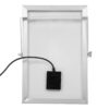 LEDTM® HERMES 71554 Προβολέας με IR Ασύρματο Χειριστήριο LED 25W 1250lm 120° DC 5V με Φωτοβολταϊκό Panel 5V 4W & Επαναφορτιζόμενη Μπαταρία Li-ion 3.2V 3000mAh Αδιάβροχο IP66 Ψυχρό Λευκό 6000K Dimmable - Sanan SMD Chip - Μαύρο - Μ19.5 x Π5 x Υ4.8cm - 2 Χρόνια Εγγύηση - Image 9