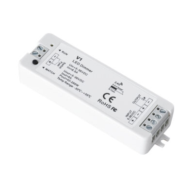 Alternative view of LEDTM® SKYDANCE-V1 71567 DC RF 2.4Ghz & Push Dimmer / Controller με 1 x 8A 288W Κανάλι DC 5-36V 8A 288W Max IP20 - RF 2.4Ghz & Push Dimming - Μ10 x Π3.5 x Υ2cm - 5 Χρόνια Εγγύηση