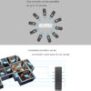 LEDTM® SKYDANCE-V1-L 71568 DC RF 2.4Ghz & Push Dimmer / Controller με 1 x 15A 480W Κανάλι DC 12-48V 15A 480W Max IP20 - RF 2.4Ghz & Push Dimming - Μ17.5 x Π4.5 x Υ2.5cm - 5 Χρόνια Εγγύηση - Image 13