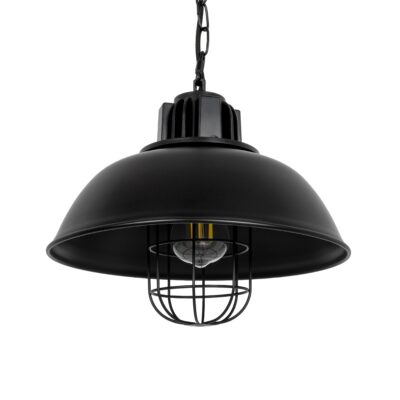Alternative view of LEDTM® HARROW 01571 Vintage Κρεμαστό Φωτιστικό Οροφής με Ντουί 1 x E27 AC 220-240V IP20 - Μαύρο - Μ33 x Π33 x Υ32cm