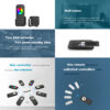 LEDTM® 73009 RT5 SKYDANCE Ασύρματο Χειριστήριο Αφής RF 2.4Ghz 1 Group για όλα τα RGBW+WW SKYDANCE Controller DC 3V 2 x AAA - IP20 Μαύρο Μ5.3 x Π1.75 x Υ12.2cm - 5 Years Warranty - Image 13