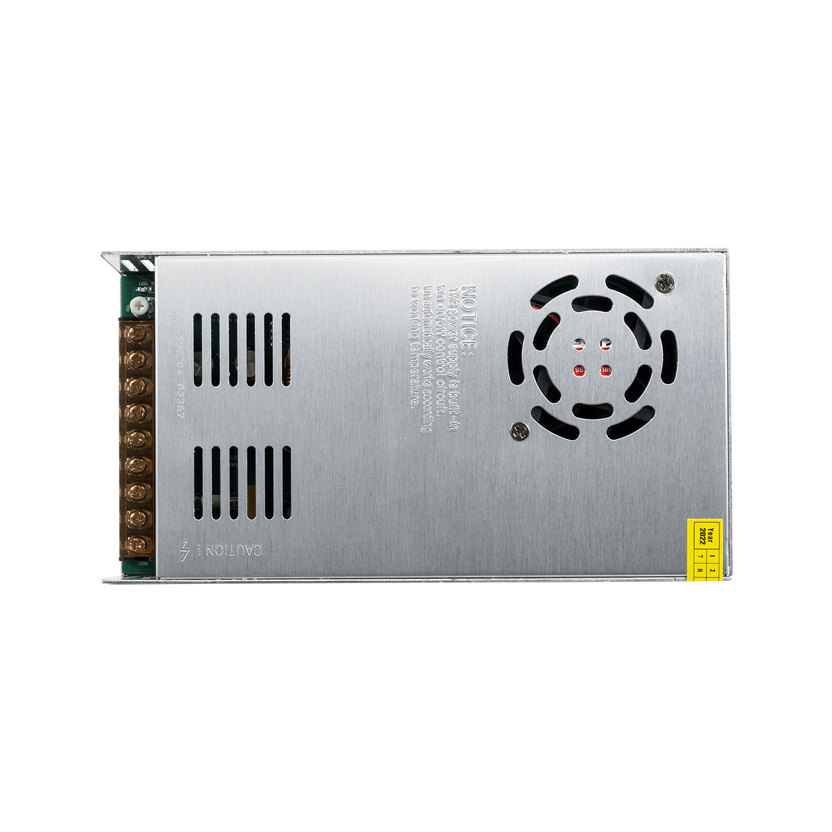 LEDTM® 73038 Μεταλλικό Τροφοδοτικό PELV για Προϊόντα LED 500W 41.6A - AC 220-240V σε DC 12V - IP20 Μ21 x Π11 x Υ5cm - 2 Χρόνια Εγγύηση - Image 6