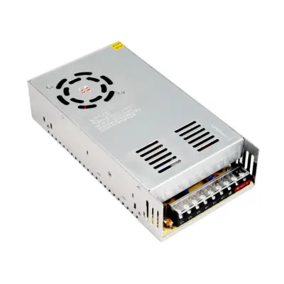 Alternative view of LEDTM® LUMIVOLT 73046 Τροφοδοτικό/Μετασχηματιστής PELV 400W 16.6A DC 24V IP20 - AC 220-240V σε DC 24V / Ρυθμιζόμενo από DC 22.5V έως DC 25.5V - Μ20 x Π10 x Υ5cm - 3 Χρόνια Εγγύηση