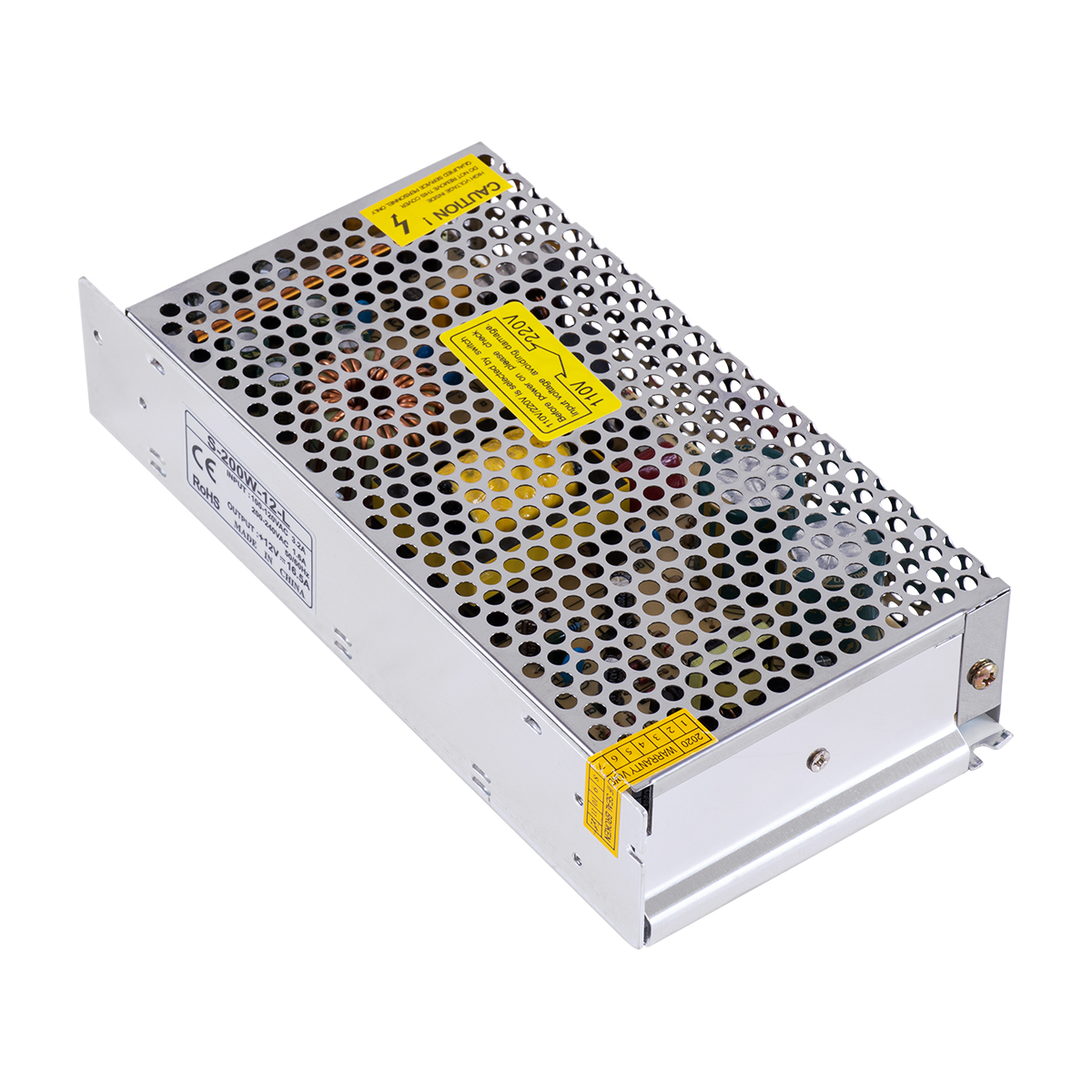 LEDTM® 73091 Μεταλλικό Τροφοδοτικό PELV TRIAC DIMMABLE για Προϊόντα LED 200W 16.66A - AC 220-240V σε DC από 0.5V (0%) σε 12V (100%) - IP20 L20 x W9 x H4.5cm - 3 Χρόνια Εγγύηση - Image 3