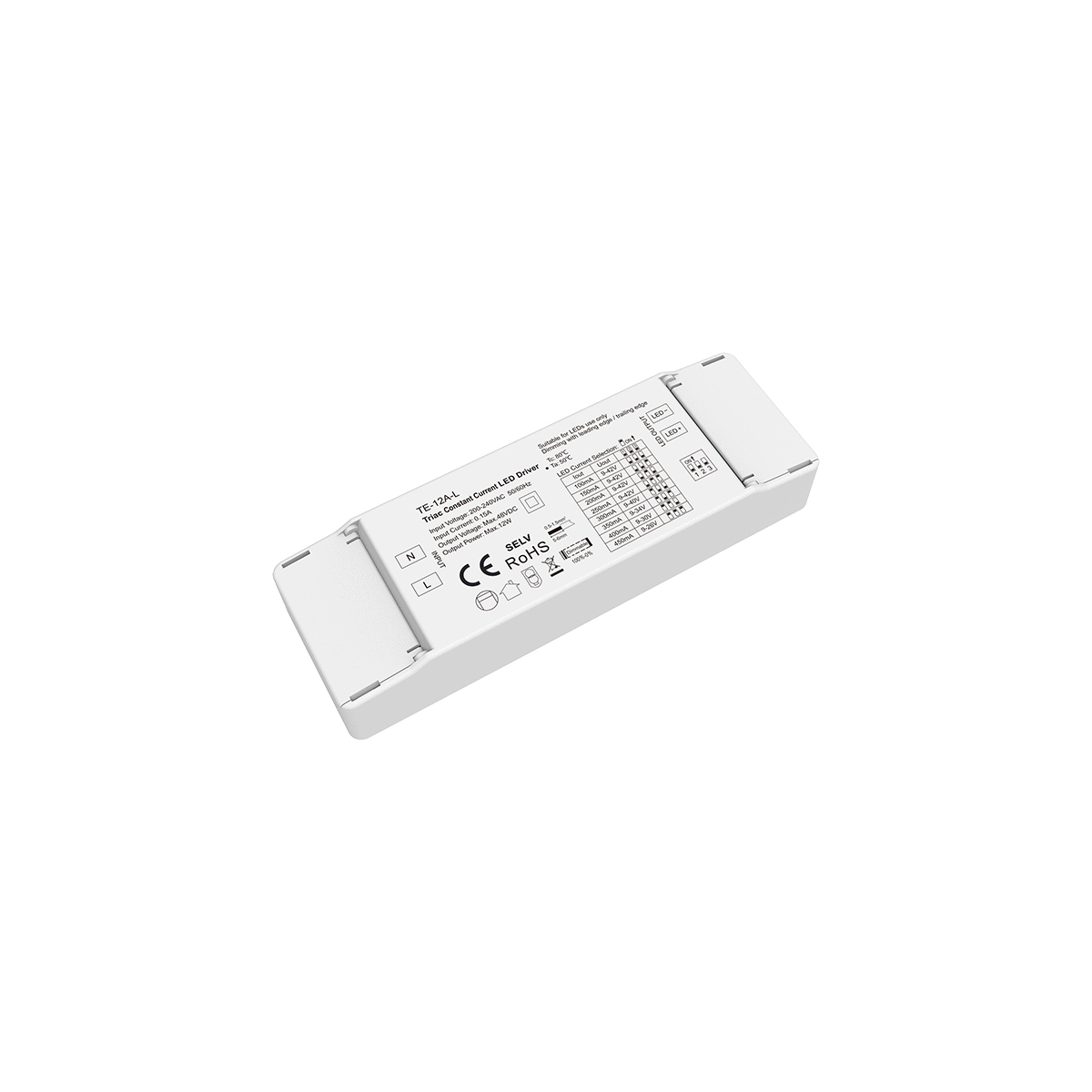 LEDTM® 73132 TE-12A-L SKYDANCE AC Triac Dimmable Constant Current LED Driver 1 Κανάλι AC 200-240V 1 x 0.15A 12W - Max 0.15A 12W - IP20 Μ11.1 x Π3.7 x Υ2cm - 5 Χρόνια Εγγύηση - Image 6