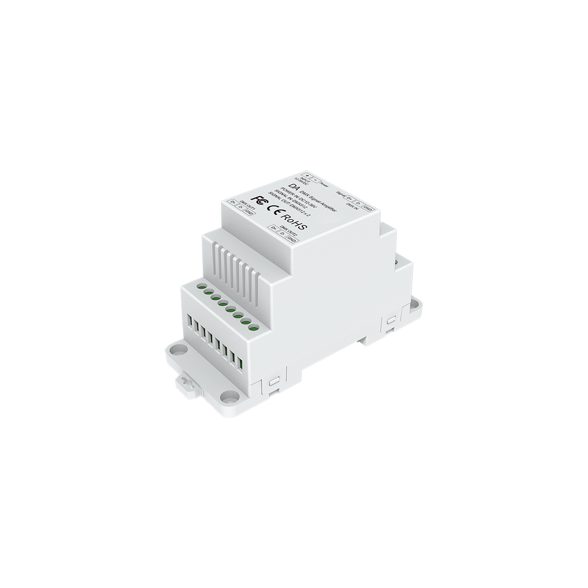 LEDTM® 73137 DA SKYDANCE DC DMX512 Signal Amplifier Din Rail Ράγας 2 Καναλιών DC 12-48V - IP20 Μ11.5 x Π5 x Υ6.5cm - 5 Χρόνια Εγγύηση - Image 7
