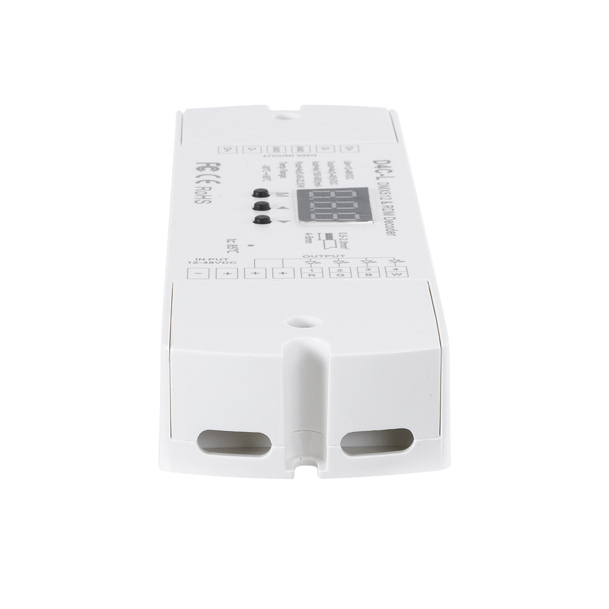 LEDTM® 73145 D4C-L SKYDANCE DC DMX512 Constant Current & RDM Decoder 4 Καναλιών DC 12-48V 4 x 0.5A 22.5W - Max 2A 90W - IP20 Μ17 x Π5 x Υ2.5cm - 5 Χρόνια Εγγύηση - Image 5