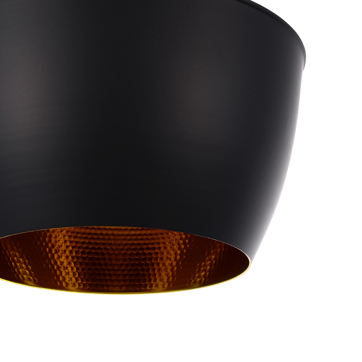 LEDTM® SHANGHAI 01025 Μοντέρνο Κρεμαστό Φωτιστικό Οροφής με Ντουί 3 x E27 AC 220-240V IP20 - Μαύρο & Χρυσό - Μ79.5 x Π79.5 x Υ38cm - Σετ 3 Τεμαχίων - Image 12