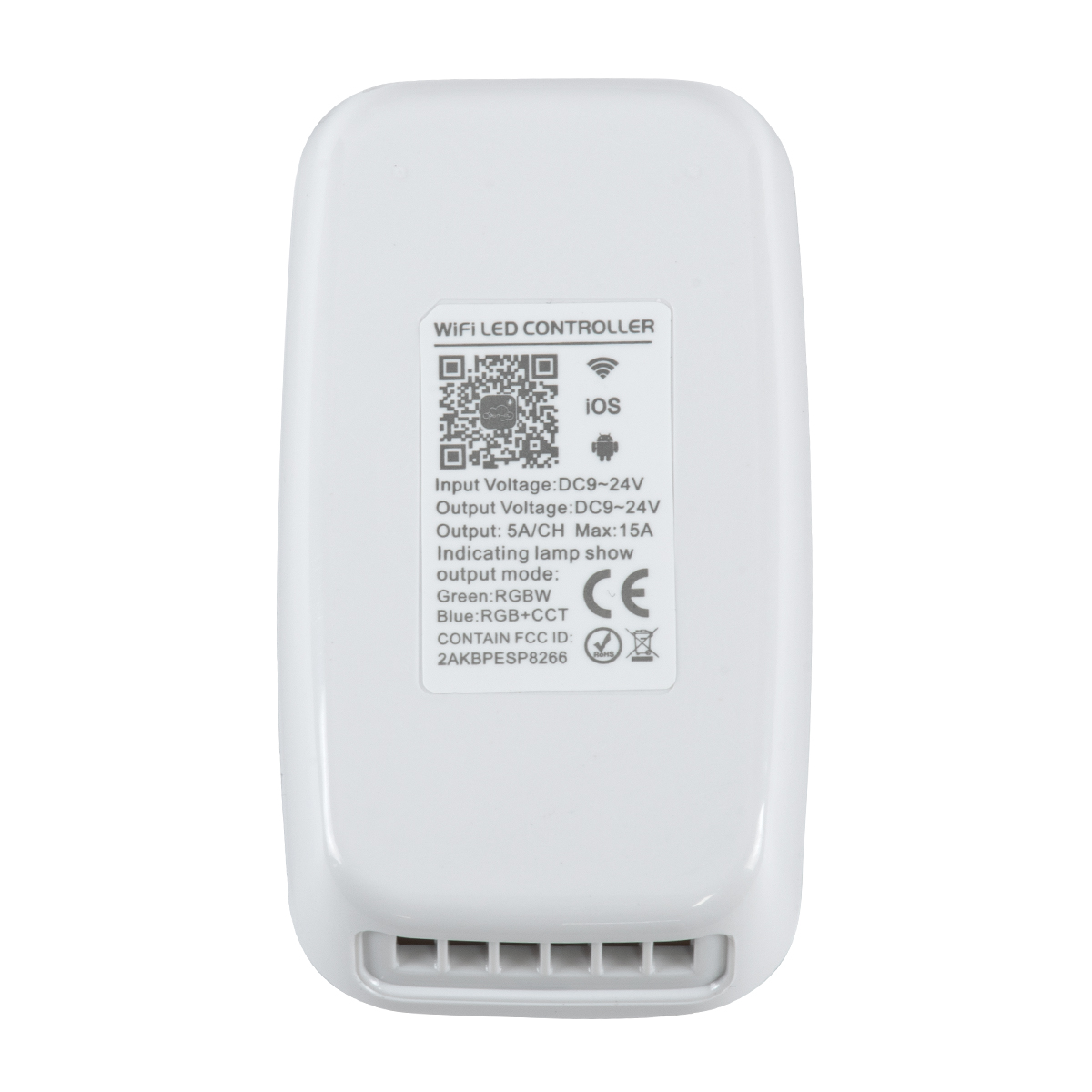LEDTM® 73355 Ασύρματος WiFi LED RGBW+WW+CCT Controller IOS/Android 2in1 DC 9-24V Max 180W - Image 5