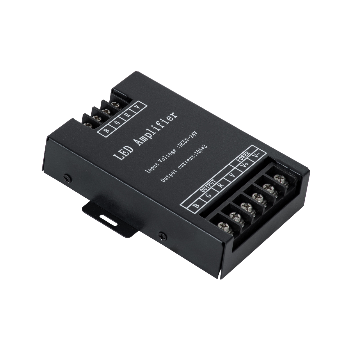 LEDTM® RGBAMPLIFIER 73393 DC Ενισχυτής Ισχύος & Σήματος Υψηλής Ταχύτητας με 3 x 10A 240W Κανάλια DC 5-24V 30A 720W Max IP20 - Μ11 x Π9 x Υ2.5cm - 2 Χρόνια Εγγύηση - Image 2