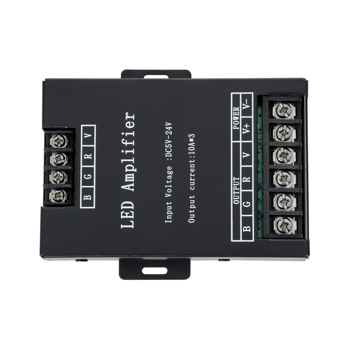 LEDTM® RGBAMPLIFIER 73393 DC Ενισχυτής Ισχύος & Σήματος Υψηλής Ταχύτητας με 3 x 10A 240W Κανάλια DC 5-24V 30A 720W Max IP20 - Μ11 x Π9 x Υ2.5cm - 2 Χρόνια Εγγύηση - Image 3