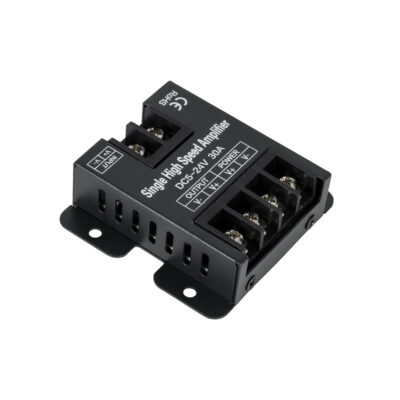 Alternative view of LEDTM® AMPLIFIER 73396 DC Ενισχυτής Ισχύος & Σήματος Υψηλής Ταχύτητας με 1 x 30A 720W Κανάλια DC 5-24V Max IP20 - Μ6.3 x Π6.7 x Υ2cm - 3 Χρόνια Εγγύηση