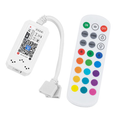 Alternative view of LEDTM® 73404 Ασύρματος Smart Home Wi-Fi LED RGBW Controller με 2 Εξόδους RGBW και Χειριστήριο 2.4Ghz RF DC 12V Max 144W - DC 24V Max 288W