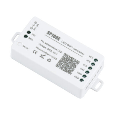 Alternative view of LEDTM® SP108E 73409 WiFi 2.4G Ψηφιακός Pixel Addressable Controller DC 5-12-24V IP20 - WiFi 2.4G - SPI/TTL Protocol 2048 IC - Μ8.1 x Π4.3 x Υ2.1cm - 2 Χρόνια Εγγύηση