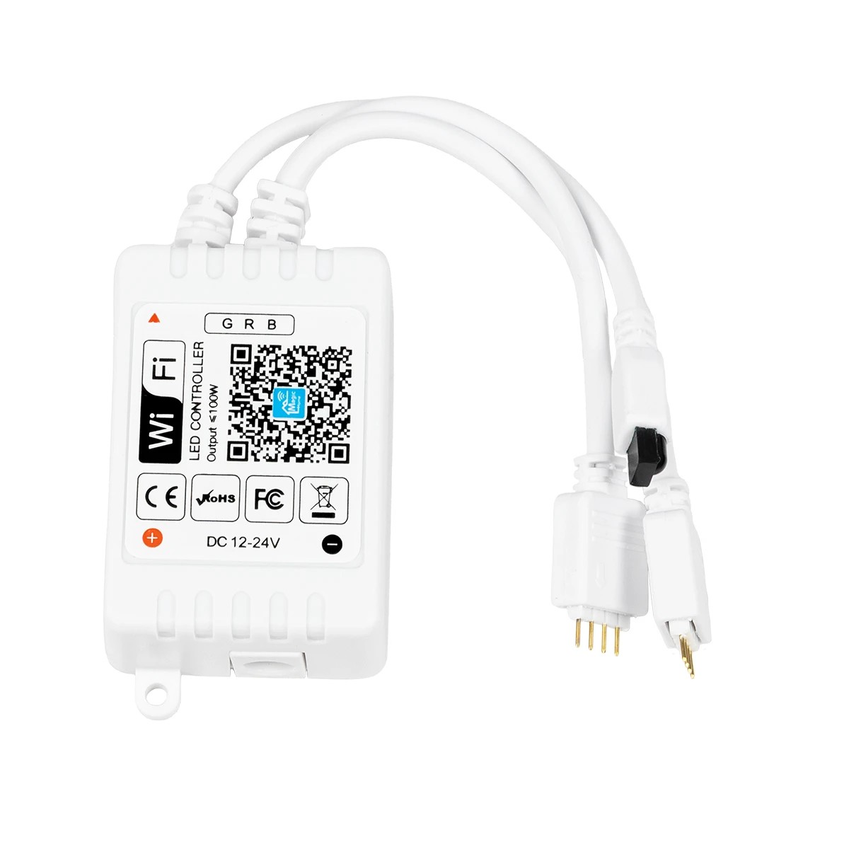 LEDTM® 73411 Ασύρματος Smart Home Wi-Fi LED RGB Controller με 2 Εξόδους RGB και Χειριστήριο IR DC 12V Max 100W - DC 24V Max 200W - Image 3