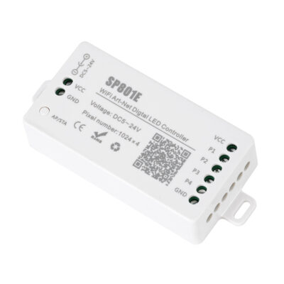 Alternative view of LEDTM® 73415 SP801E Ασύρματος WiFi Art-Net LED FULL COLOR Magic Digital Pixel Controller iOS/Android για LED Digital Πολύχρωμα και Μονόχρωμα Προϊόντα DC 5-24V 4 x 1024 IC Max