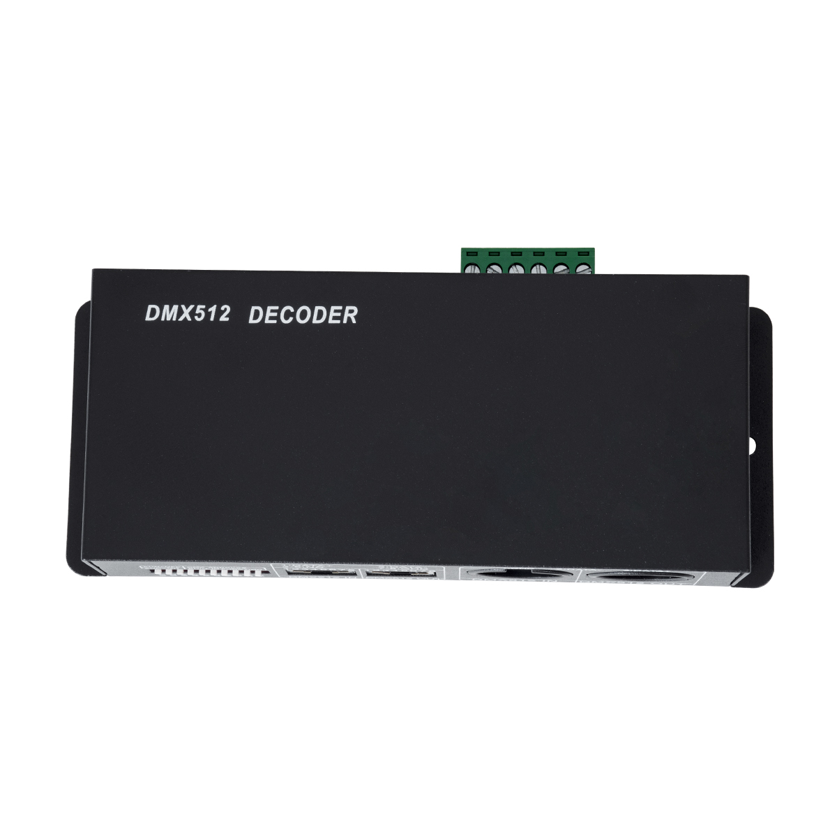 LEDTM® RGBCONTROLLER 73490 DC DMX Master Dimmer / Controller / Decoder Υψηλής Ταχύτητας με 3 x 8A 192W Κανάλια DC 12-24V 24A 576W Max IP20 - DMX512 & RDM - Μ16 x Π9 x Υ6cm - 2 Χρόνια Εγγύηση - Image 4