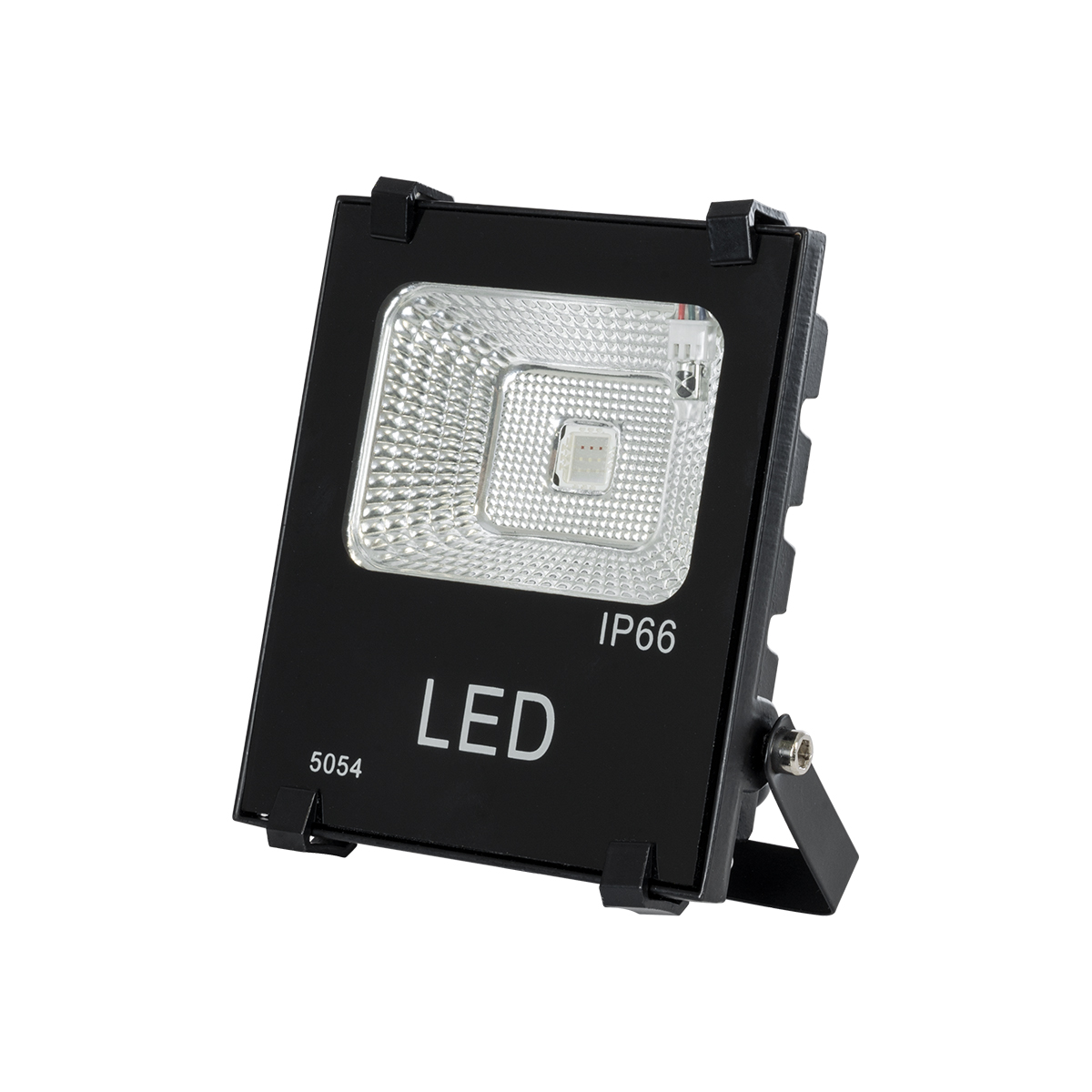 LEDTM® RGBFLOOD 75600 Προβολέας με IR Ασύρματο Χειριστήριο LED 10W 650lm 120° AC 220-240V Αδιάβροχο IP66 Πολύχρωμο RGB Dimmable - COB Chip - Μαύρο Ματ - Μ11 x Π4 x Υ13.5cm - 2 Χρόνια Εγγύηση - Image 2