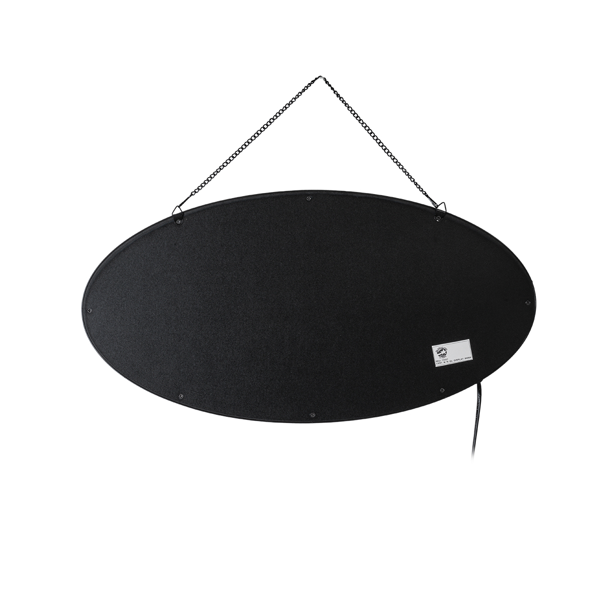 LEDTM® 75687 Φωτιστικό Ταμπέλα LED Οβάλ Σήμανσης COFFEE με Πρίζα AC 230V Μ48 x Π1.8 x Υ24.5cm - Image 4
