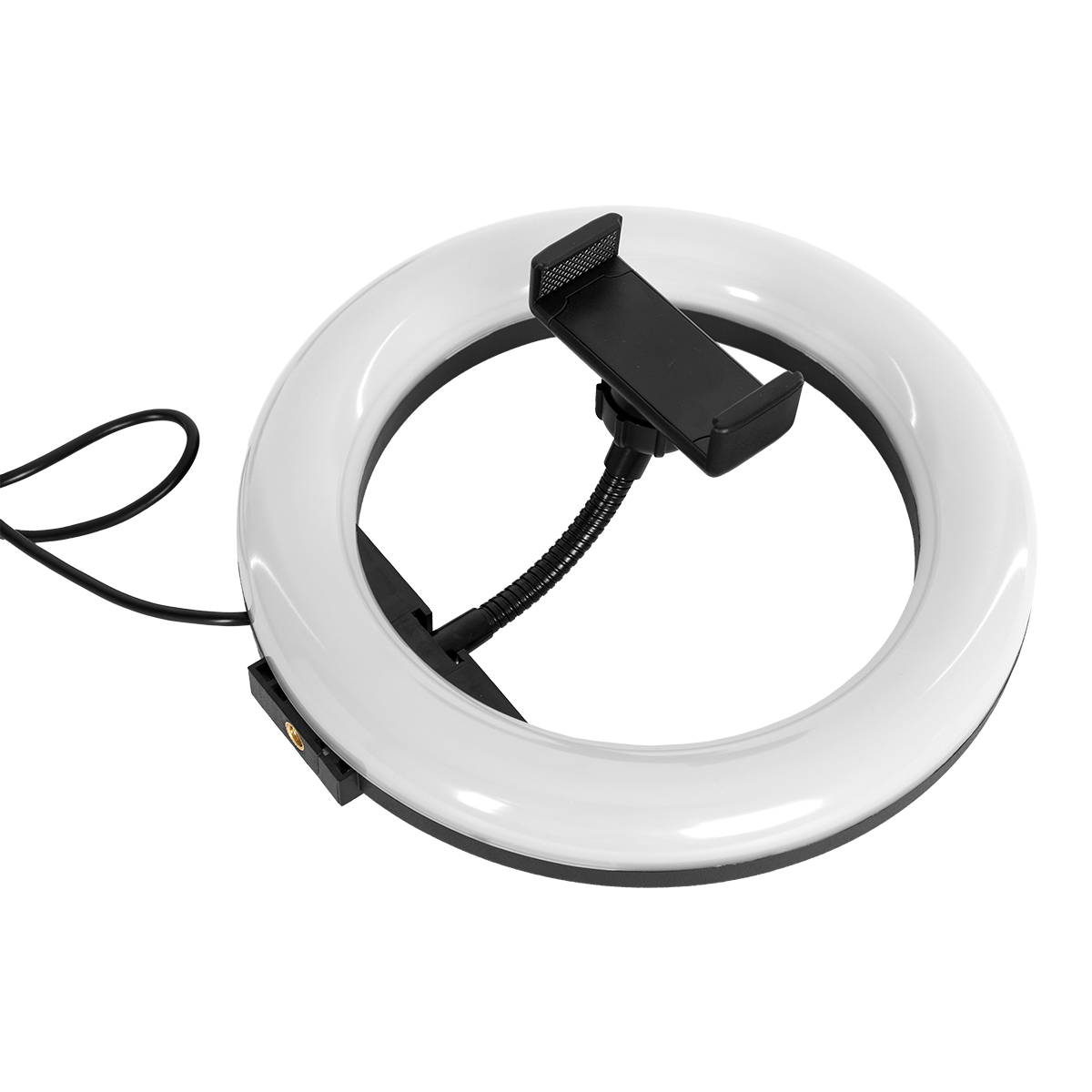 LEDTM® 75800 Professional Digital Ring Light Φ20cm LED SMD 20W 2000lm 180° DC 5V με Καλώδιο Τροφοδοσίας USB - Ενσωματωμένο Χειριστήριο Εναλλαγής Χρωμάτων & 1 Βάση Τηλεφώνου - Πολύχρωμο RGBW+WW Dimmable - Image 6