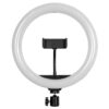 LEDTM® 75801 Professional Digital Ring Light Φ26cm LED SMD 30W 3000lm 180° DC 5V με Καλώδιο Τροφοδοσίας USB - Ενσωματωμένο Χειριστήριο Εναλλαγής Χρωμάτων & 1 Βάση Τηλεφώνου - Πολύχρωμο RGBW+WW Dimmable - Image 3