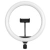 LEDTM® 75802 Professional Digital Ring Light Φ30cm LED SMD 40W 4000lm 180° DC 5V με Καλώδιο Τροφοδοσίας USB - Ενσωματωμένο Χειριστήριο Εναλλαγής Χρωμάτων & 1 Βάση Τηλεφώνου - Πολύχρωμο RGBW+WW Dimmable - Image 3