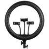 LEDTM® 75803 Professional Digital Ring Light Φ36cm LED SMD 50W 5000lm 180° DC 5V με Καλώδιο Τροφοδοσίας USB - Ενσωματωμένο και Ασύρματο Χειριστήριο RF 2.4Ghz Εναλλαγής Χρωμάτων & 3 Βάσεις Τηλεφώνου - Πολύχρωμο RGBW+WW Dimmable - Image 5