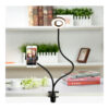LEDTM® 75809 Professional Digital Ring Light Φ9cm LED SMD 10W 1000lm 180° DC 5V με Καλώδιο Τροφοδοσίας USB - Ενσωματωμένο Χειριστήριο Εναλλαγής Χρωμάτων & 1 Βάση Τηλεφώνου - CCT Θερμό Λευκό 3000K - Φυσικό Λευκό 4500K - Ψυχρό Λευκό 6000K Dimmable Μαύρο - Image 4