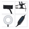 LEDTM® 75809 Professional Digital Ring Light Φ9cm LED SMD 10W 1000lm 180° DC 5V με Καλώδιο Τροφοδοσίας USB - Ενσωματωμένο Χειριστήριο Εναλλαγής Χρωμάτων & 1 Βάση Τηλεφώνου - CCT Θερμό Λευκό 3000K - Φυσικό Λευκό 4500K - Ψυχρό Λευκό 6000K Dimmable Μαύρο - Image 8