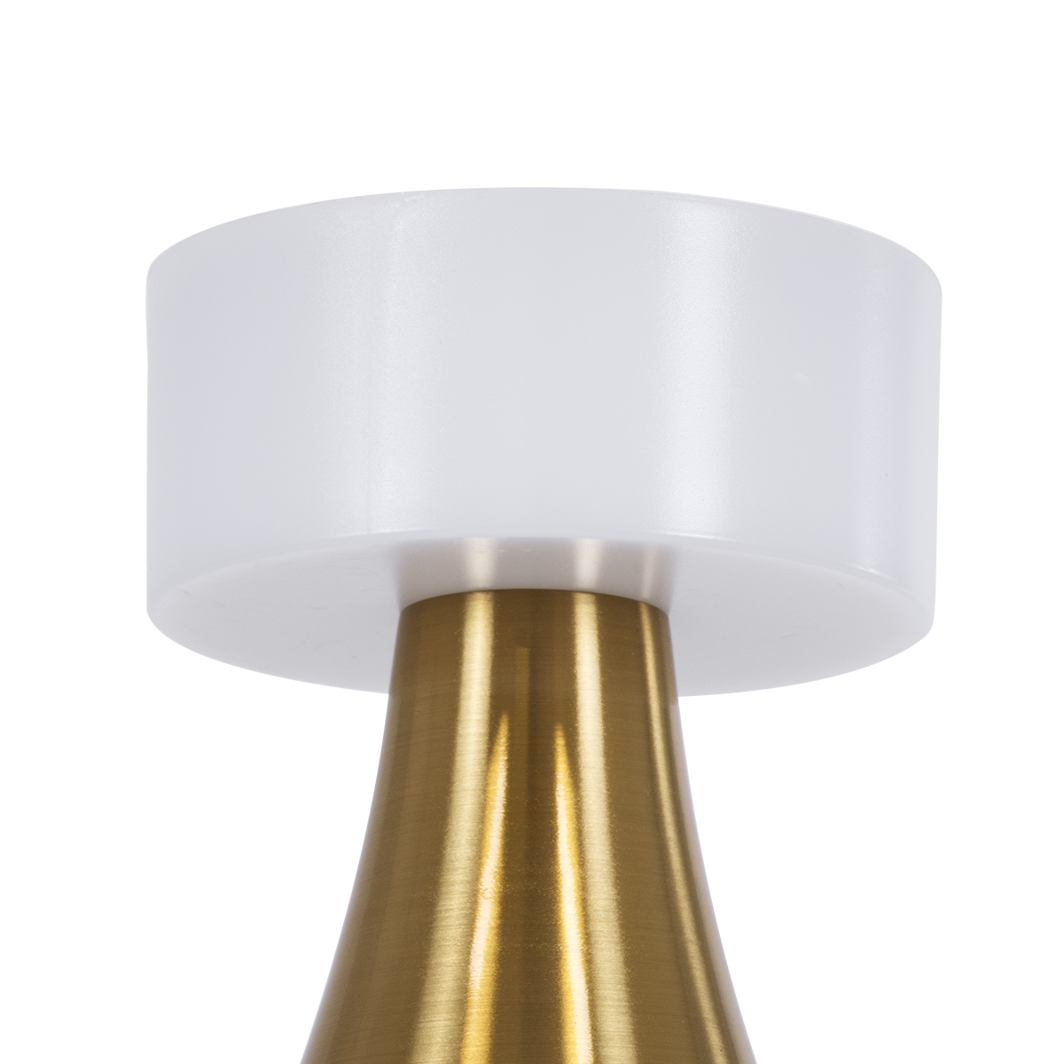 LEDTM® DOLLY 76470 Επαναφορτιζόμενο Επιτραπέζιο Φωτιστικό Πορτατίφ LED 1.5W 105lm 120° DC 5V IP44 CCT Ultra Θερμό 1500K - Φυσικό Λευκό 4500K - Ψυχρό Λευκό 6000K Dimmable Χρυσό & Λευκό Πλαστικό - Μ9 x Π9 x Υ21cm - 2 Χρόνια Εγγύηση - Image 7