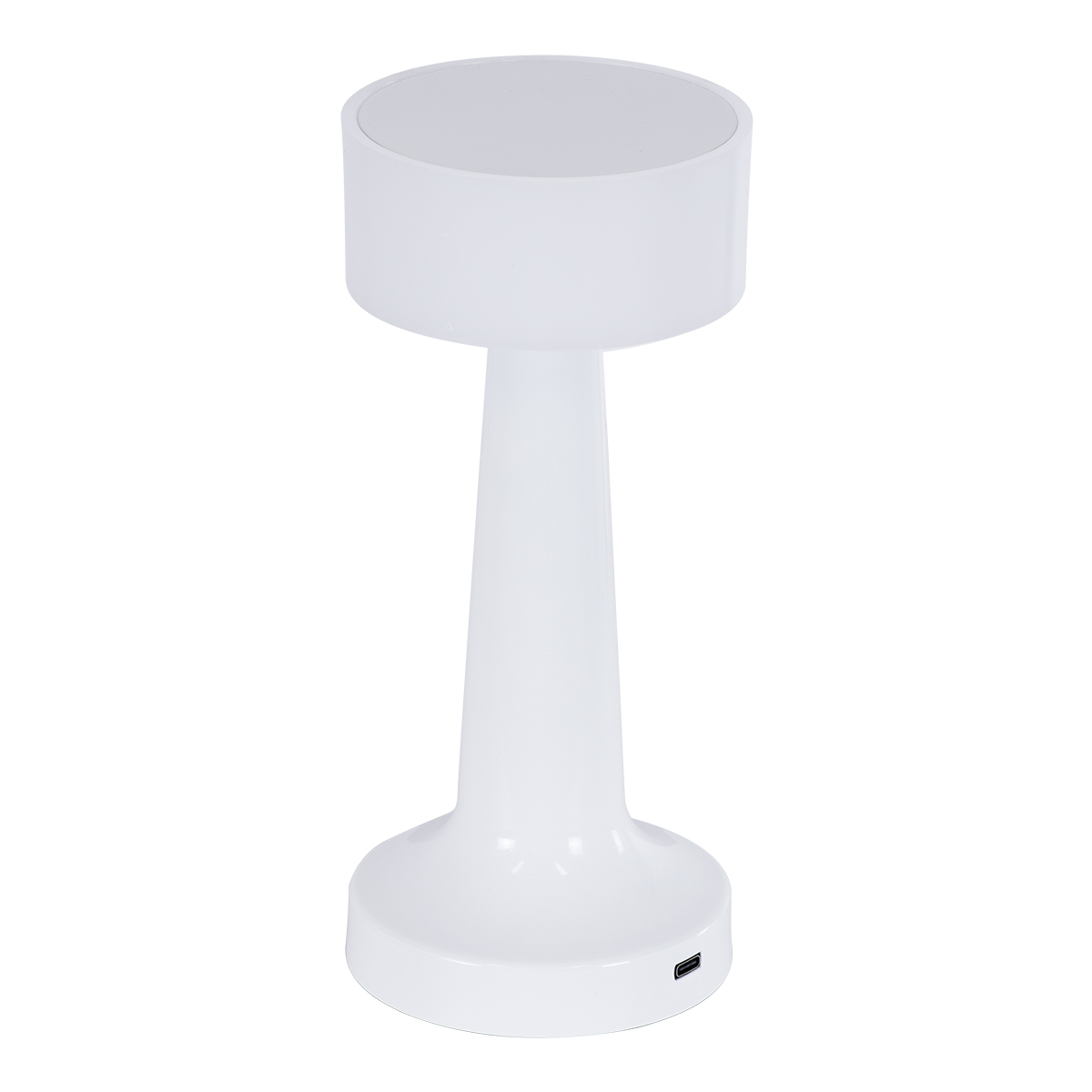 LEDTM® NANNA 76471 Επαναφορτιζόμενο Επιτραπέζιο Φωτιστικό Πορτατίφ LED 1.5W 105lm 120° DC 5V IP44 CCT Ultra Θερμό 1500K - Φυσικό Λευκό 4500K - Ψυχρό Λευκό 6000K Dimmable Λευκό Πλαστικό - Μ9 x Π9 x Υ21cm - 2 Χρόνια Εγγύηση - Image 4