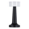 LEDTM® NANNA 76472 Επαναφορτιζόμενο Επιτραπέζιο Φωτιστικό Πορτατίφ LED 1.5W 105lm 120° DC 5V IP44 CCT Ultra Θερμό 1500K - Φυσικό Λευκό 4500K - Ψυχρό Λευκό 6000K Dimmable Μαύρο & Λευκό Πλαστικό - Μ9 x Π9 x Υ21cm - 2 Χρόνια Εγγύηση - Image 3