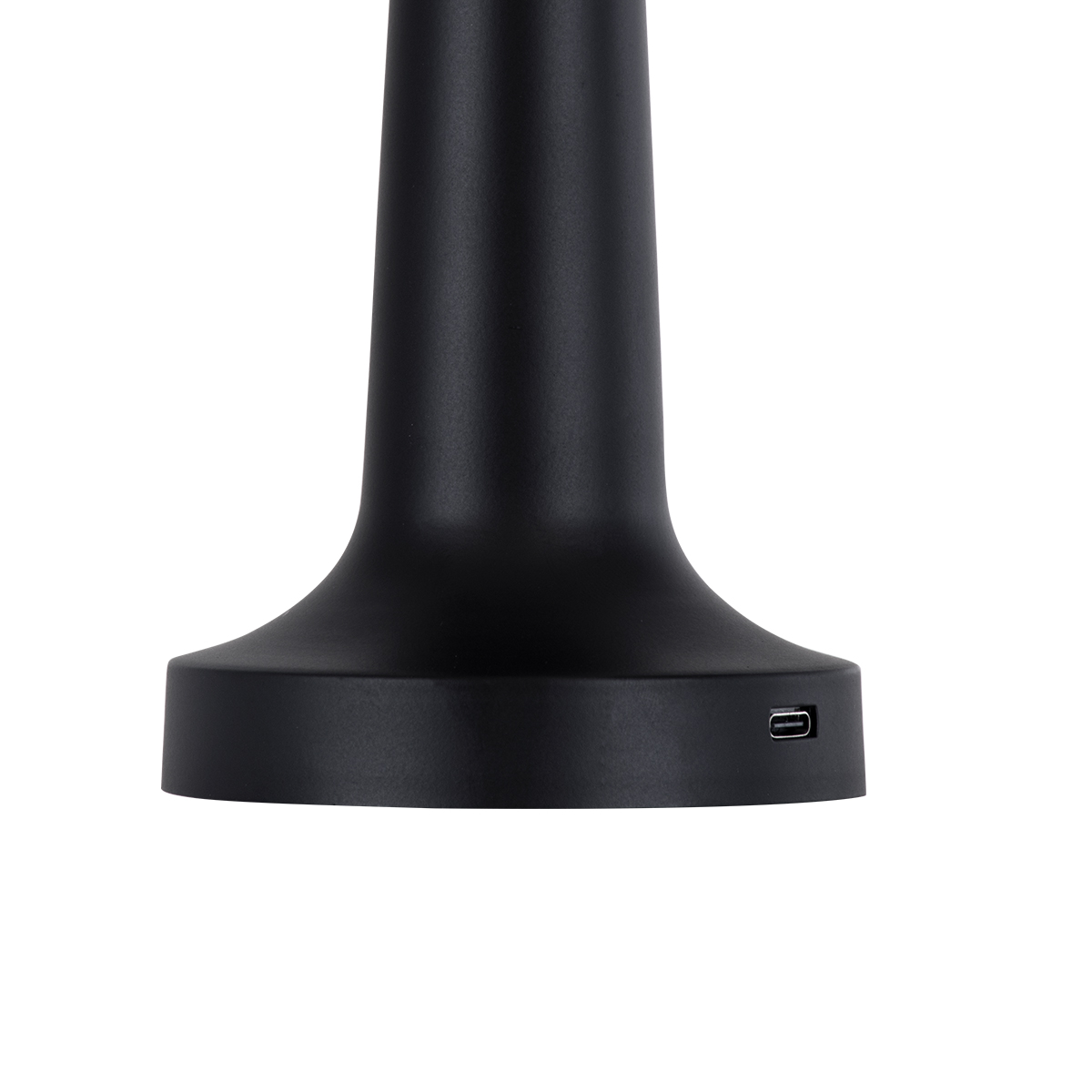 LEDTM® NANNA 76472 Επαναφορτιζόμενο Επιτραπέζιο Φωτιστικό Πορτατίφ LED 1.5W 105lm 120° DC 5V IP44 CCT Ultra Θερμό 1500K - Φυσικό Λευκό 4500K - Ψυχρό Λευκό 6000K Dimmable Μαύρο & Λευκό Πλαστικό - Μ9 x Π9 x Υ21cm - 2 Χρόνια Εγγύηση - Image 5