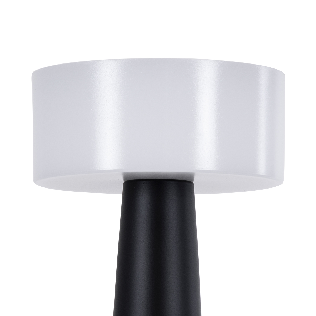 LEDTM® NANNA 76472 Επαναφορτιζόμενο Επιτραπέζιο Φωτιστικό Πορτατίφ LED 1.5W 105lm 120° DC 5V IP44 CCT Ultra Θερμό 1500K - Φυσικό Λευκό 4500K - Ψυχρό Λευκό 6000K Dimmable Μαύρο & Λευκό Πλαστικό - Μ9 x Π9 x Υ21cm - 2 Χρόνια Εγγύηση - Image 7