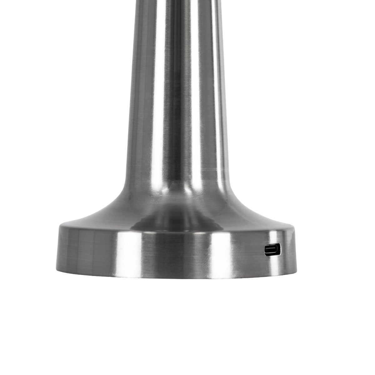 LEDTM® NANNA 76473 Επαναφορτιζόμενο Επιτραπέζιο Φωτιστικό Πορτατίφ LED 1.5W 105lm 120° DC 5V IP44 CCT Ultra Θερμό 1500K - Φυσικό Λευκό 4500K - Ψυχρό Λευκό 6000K Dimmable Ασημί & Λευκό Πλαστικό - Μ9 x Π9 x Υ21cm - 2 Χρόνια Εγγύηση - Image 5