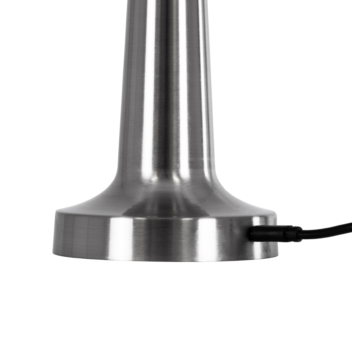 LEDTM® NANNA 76473 Επαναφορτιζόμενο Επιτραπέζιο Φωτιστικό Πορτατίφ LED 1.5W 105lm 120° DC 5V IP44 CCT Ultra Θερμό 1500K - Φυσικό Λευκό 4500K - Ψυχρό Λευκό 6000K Dimmable Ασημί & Λευκό Πλαστικό - Μ9 x Π9 x Υ21cm - 2 Χρόνια Εγγύηση - Image 6
