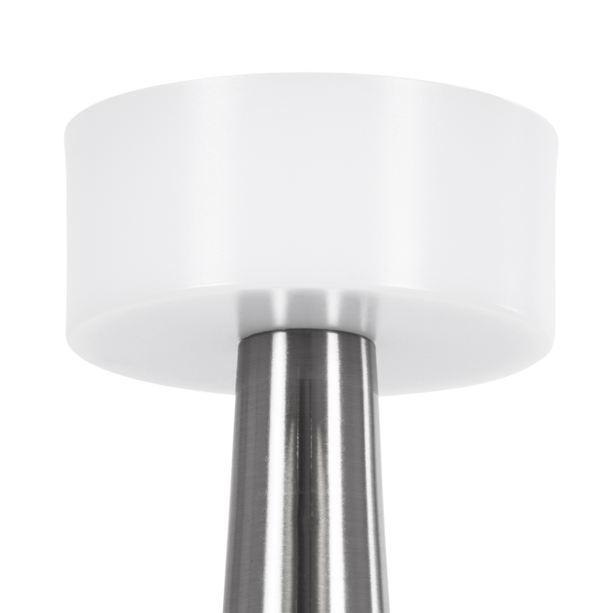 LEDTM® NANNA 76473 Επαναφορτιζόμενο Επιτραπέζιο Φωτιστικό Πορτατίφ LED 1.5W 105lm 120° DC 5V IP44 CCT Ultra Θερμό 1500K - Φυσικό Λευκό 4500K - Ψυχρό Λευκό 6000K Dimmable Ασημί & Λευκό Πλαστικό - Μ9 x Π9 x Υ21cm - 2 Χρόνια Εγγύηση - Image 7