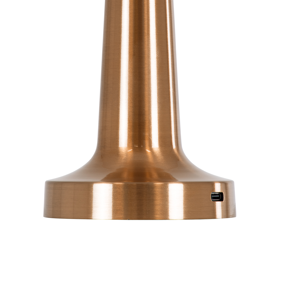 LEDTM® NANNA 76474 Επαναφορτιζόμενο Επιτραπέζιο Φωτιστικό Πορτατίφ LED 1.5W 105lm 120° DC 5V IP44 CCT Ultra Θερμό 1500K - Φυσικό Λευκό 4500K - Ψυχρό Λευκό 6000K Dimmable Χάλκινο & Λευκό Πλαστικό - Μ9 x Π9 x Υ21cm - 2 Χρόνια Εγγύηση - Image 5