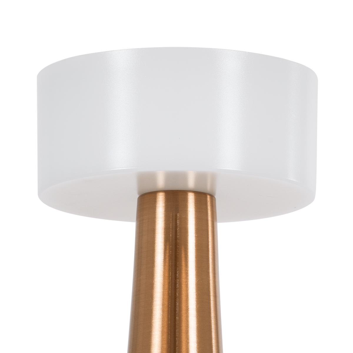 LEDTM® NANNA 76474 Επαναφορτιζόμενο Επιτραπέζιο Φωτιστικό Πορτατίφ LED 1.5W 105lm 120° DC 5V IP44 CCT Ultra Θερμό 1500K - Φυσικό Λευκό 4500K - Ψυχρό Λευκό 6000K Dimmable Χάλκινο & Λευκό Πλαστικό - Μ9 x Π9 x Υ21cm - 2 Χρόνια Εγγύηση - Image 7
