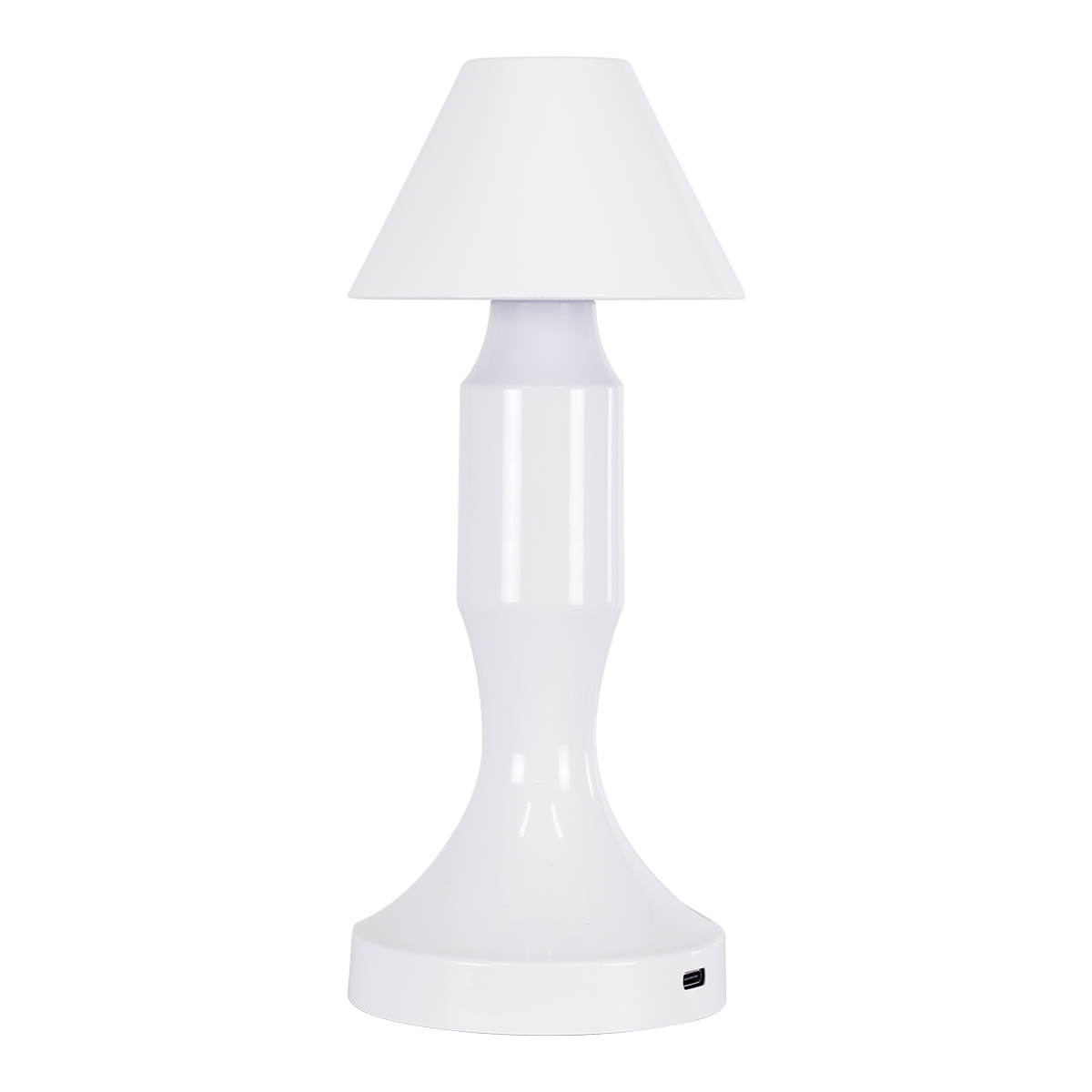 LEDTM® LUNNA 76476 Επαναφορτιζόμενο Επιτραπέζιο Φωτιστικό Πορτατίφ LED 1.5W 105lm 120° DC 5V IP44 CCT Ultra Θερμό 1500K - Φυσικό Λευκό 4500K - Ψυχρό Λευκό 6000K Dimmable Λευκό Πλαστικό - Μ9 x Π9 x Υ23cm- 2 Χρόνια Εγγύηση - Image 3