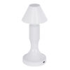 LEDTM® LUNNA 76476 Επαναφορτιζόμενο Επιτραπέζιο Φωτιστικό Πορτατίφ LED 1.5W 105lm 120° DC 5V IP44 CCT Ultra Θερμό 1500K - Φυσικό Λευκό 4500K - Ψυχρό Λευκό 6000K Dimmable Λευκό Πλαστικό - Μ9 x Π9 x Υ23cm- 2 Χρόνια Εγγύηση - Image 4