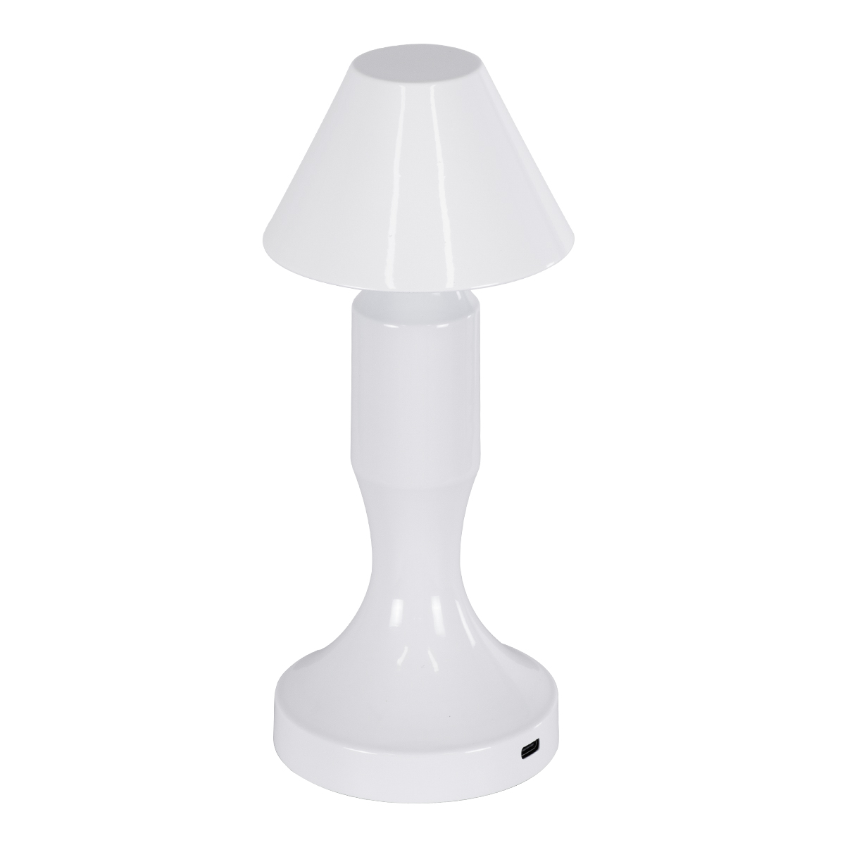 LEDTM® LUNNA 76476 Επαναφορτιζόμενο Επιτραπέζιο Φωτιστικό Πορτατίφ LED 1.5W 105lm 120° DC 5V IP44 CCT Ultra Θερμό 1500K - Φυσικό Λευκό 4500K - Ψυχρό Λευκό 6000K Dimmable Λευκό Πλαστικό - Μ9 x Π9 x Υ23cm- 2 Χρόνια Εγγύηση - Image 4